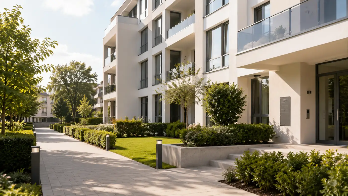 Gepflegte moderne Wohnanlage für Hausverwaltungen und Eigentümergemeinschaften